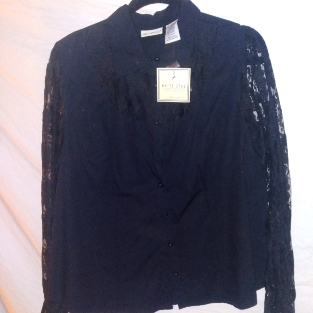 White Stag Womens Lace Shirt